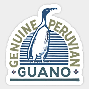 Genuine Peruvian Guano Advertising Sticker